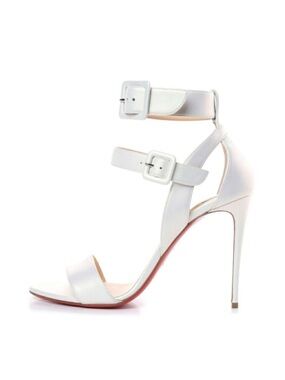Christian Louboutin White High Heel, size 36/US6